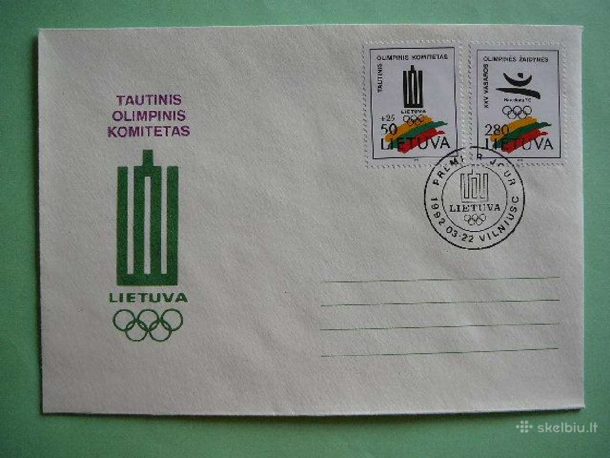 Lietuva 1992 Olimpines Pdv lit496v