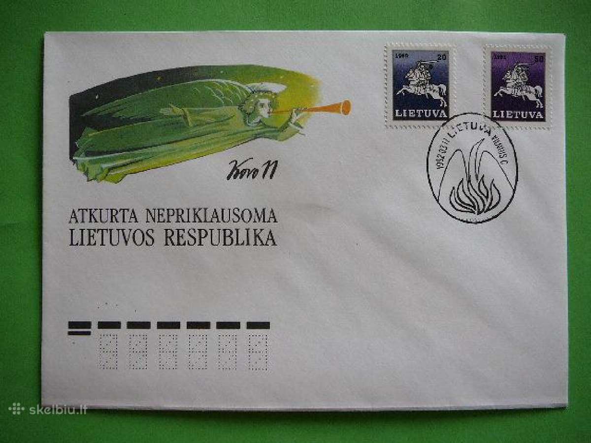 Lietuva 1992 Kovo 11 Pdv lit111v