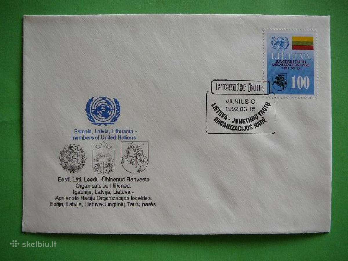 Lietuva 1992 Jto nare Pdv lit495v