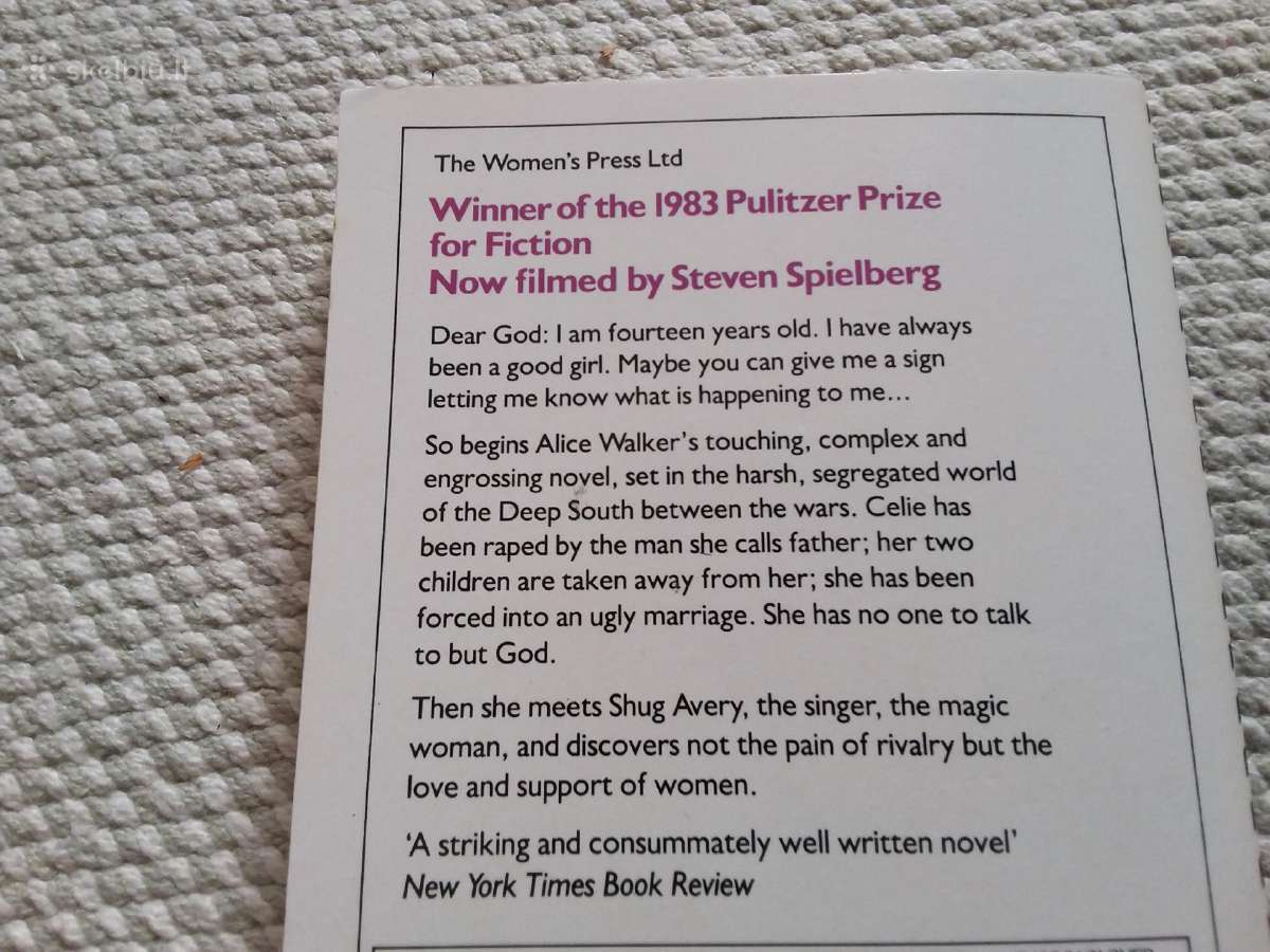 The Color Purple Alice Walker 1988 m. - nuotraukos Nr. 3