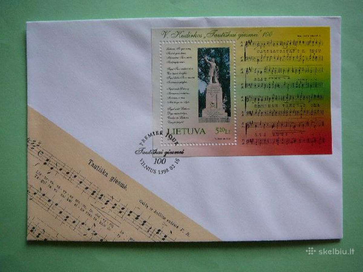 Lietuva 1998 Tautiska giesme Pdv lit661p