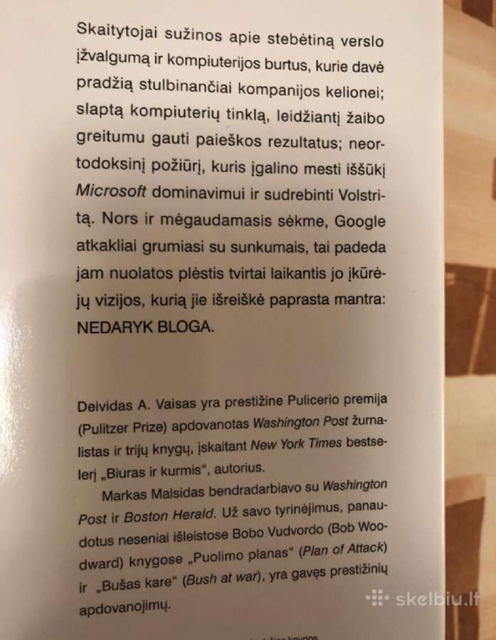 Knyga google istorija - nuotraukos Nr. 6