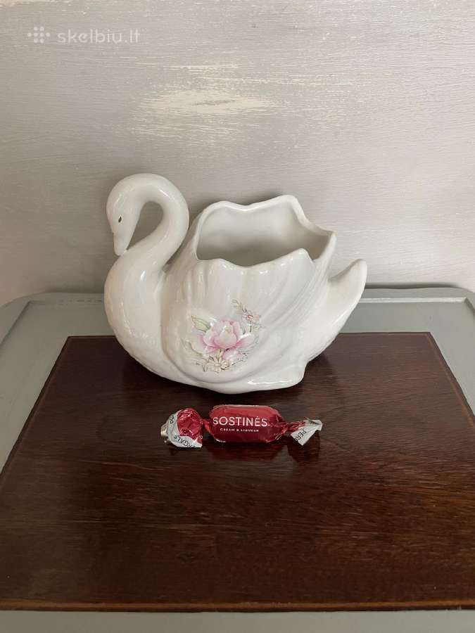 Vaza gulbė Imperial Staffordshire - nuotraukos Nr. 2