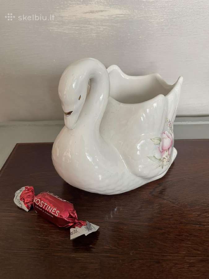 Vaza gulbė Imperial Staffordshire - nuotraukos Nr. 3