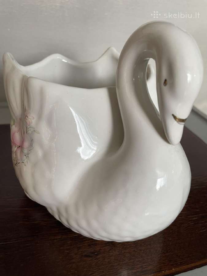 Vaza gulbė Imperial Staffordshire - nuotraukos Nr. 5