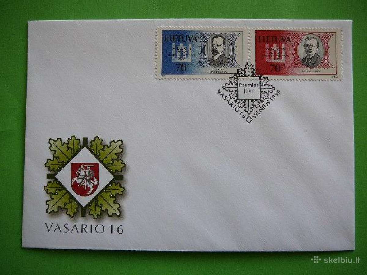 Lietuva 1999 Vasario 16 Izymus zmones Pdv lit687v