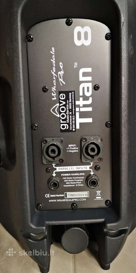 Wharfedale pro Titan 8 Koloneles. - nuotraukos Nr. 5