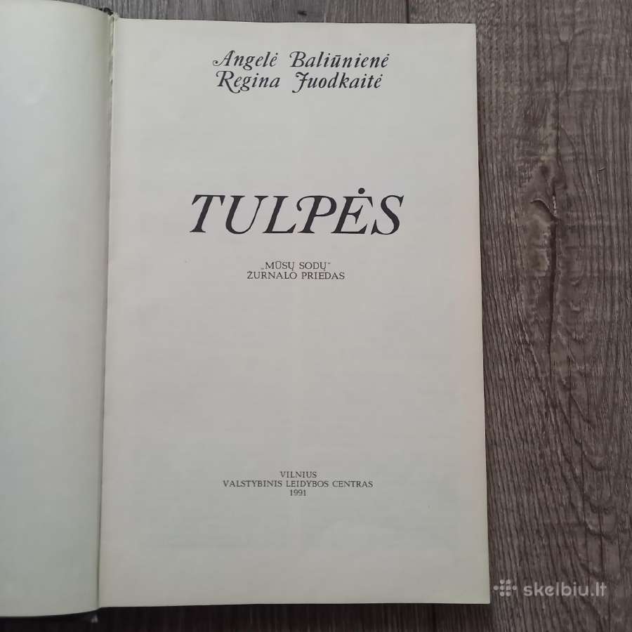 Knyga -Tulpės. - nuotraukos Nr. 2