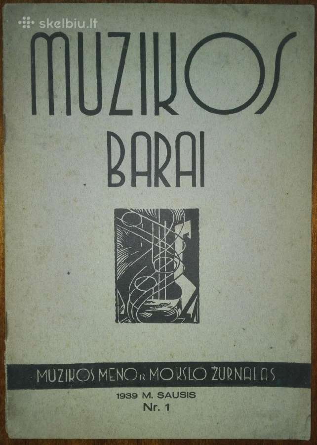 1327. Muzikos Barai antikvarinis-kolekcinis žurnal
