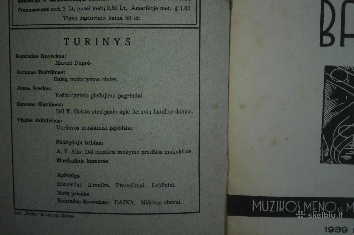1327. Muzikos Barai antikvarinis-kolekcinis žurnal - nuotraukos Nr. 2