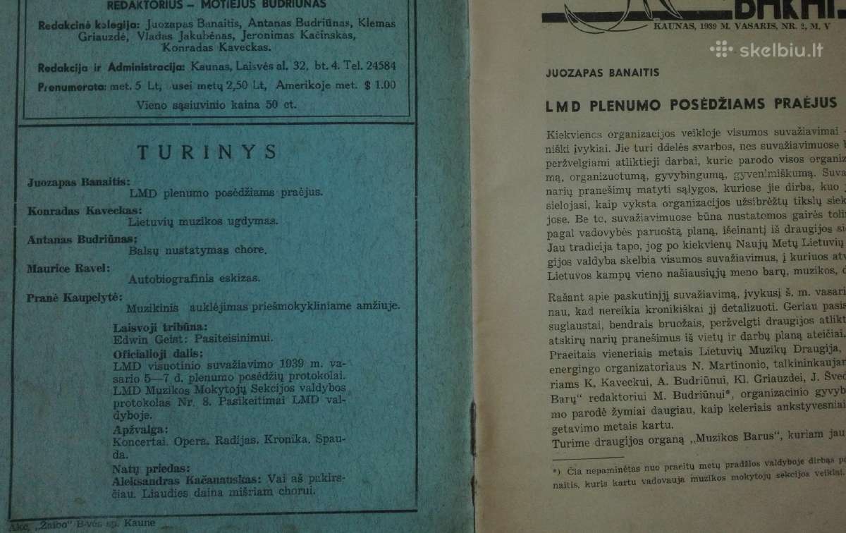 1327. Muzikos Barai antikvarinis-kolekcinis žurnal - nuotraukos Nr. 5