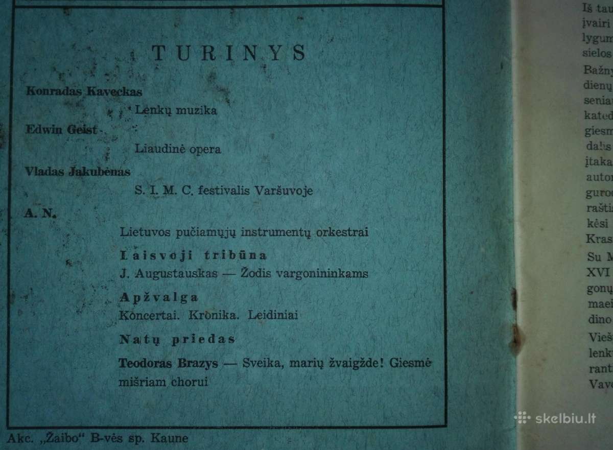 1327. Muzikos Barai antikvarinis-kolekcinis žurnal - nuotraukos Nr. 7