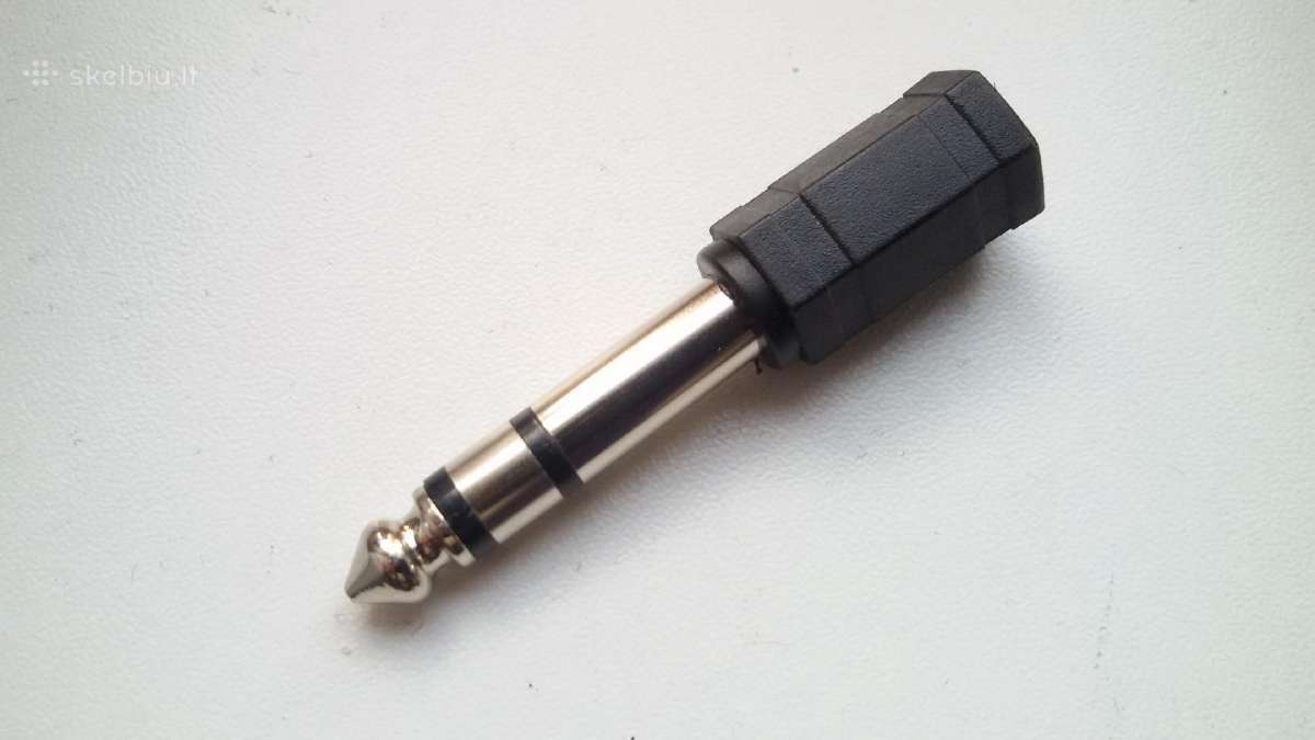 Audio perėjimas adapteris ausinėm mikrofonui
