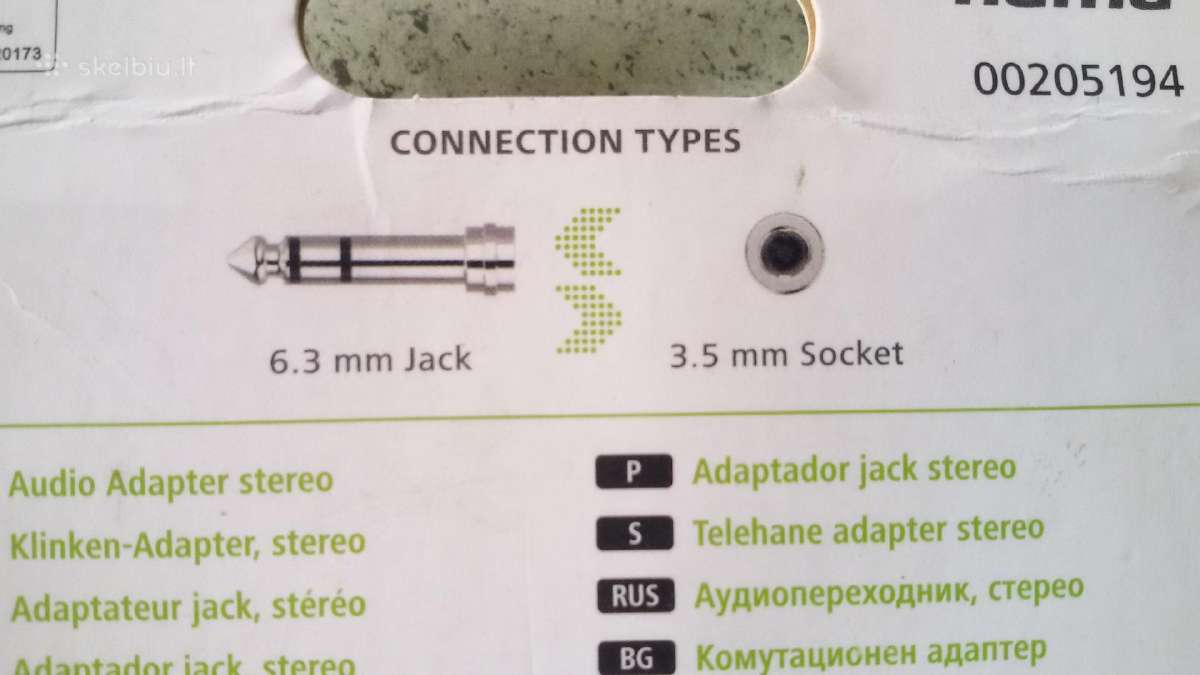 Audio perėjimas adapteris ausinėm mikrofonui - nuotraukos Nr. 2