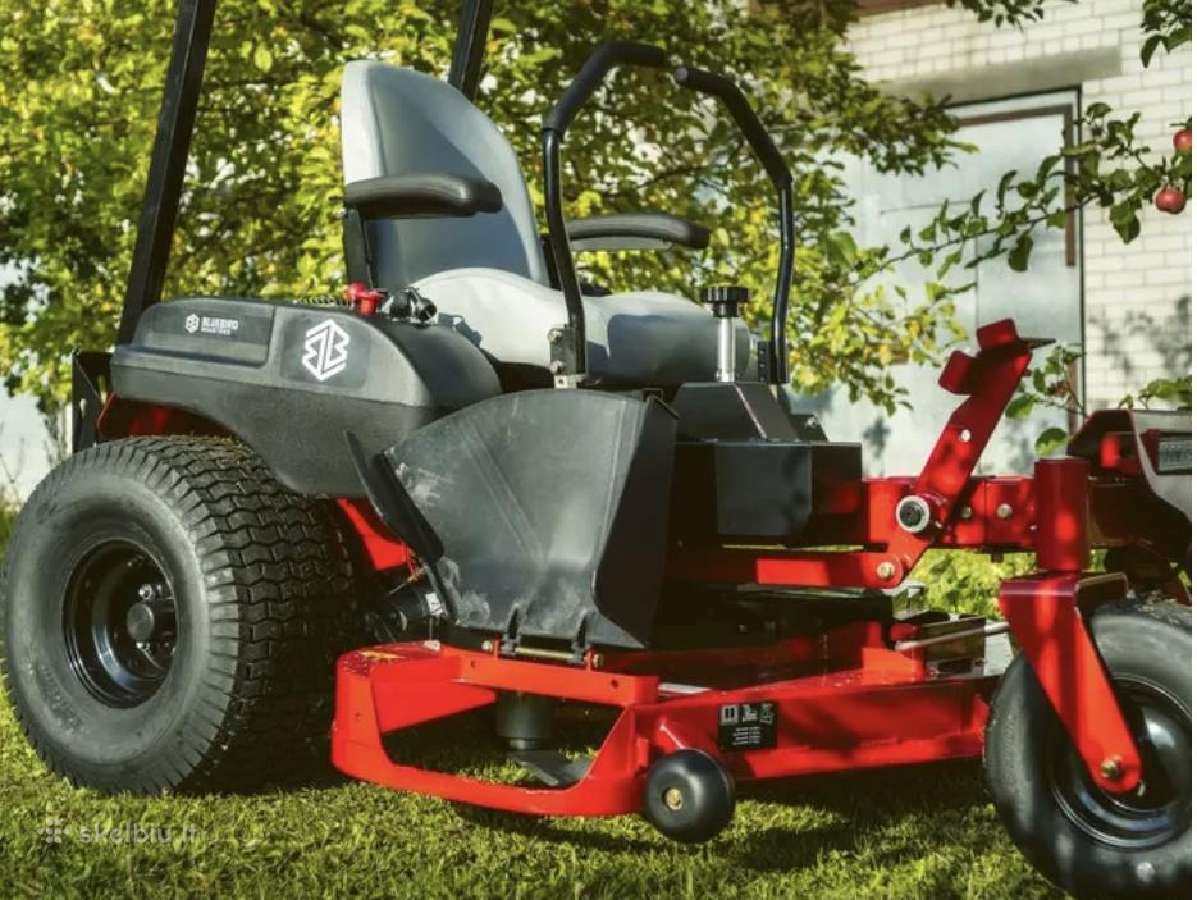 Vejos traktoriukas Blue Bird Ztr 50l Pro L127 zero - nuotraukos Nr. 4