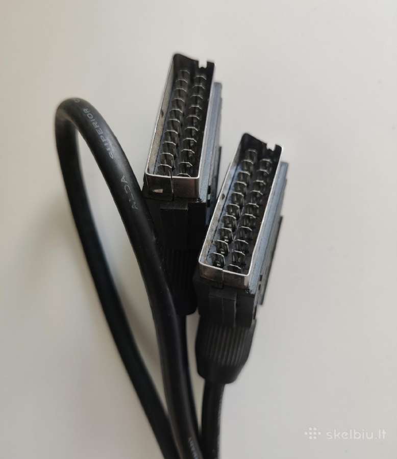 Vaizdo kabelis Scart-scart - nuotraukos Nr. 2
