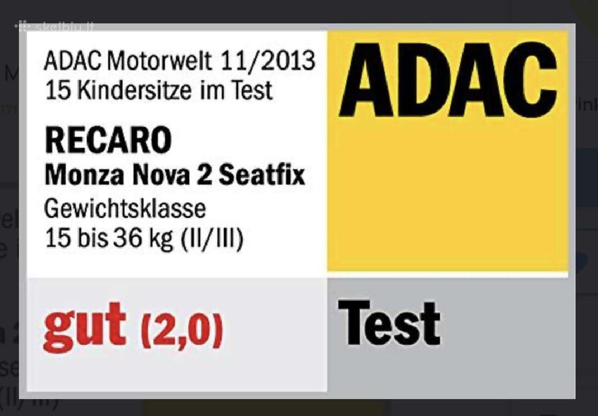Recaro kėdutė Monza Nova 2 Seatfix Prime Aluminium - nuotraukos Nr. 10