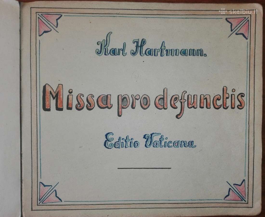 1331. Senovinės Bažnytinės Natos antikvarinės-kole