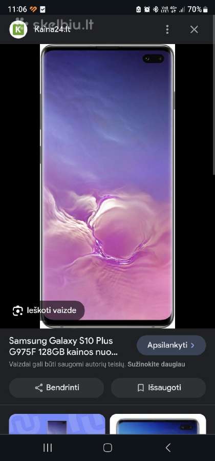 Perku s10 plius ekrana