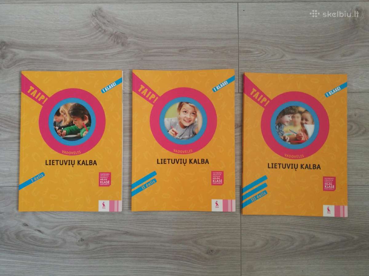 Lietuvių kalbos vadovėlis 1 klasei iš serijos Taip