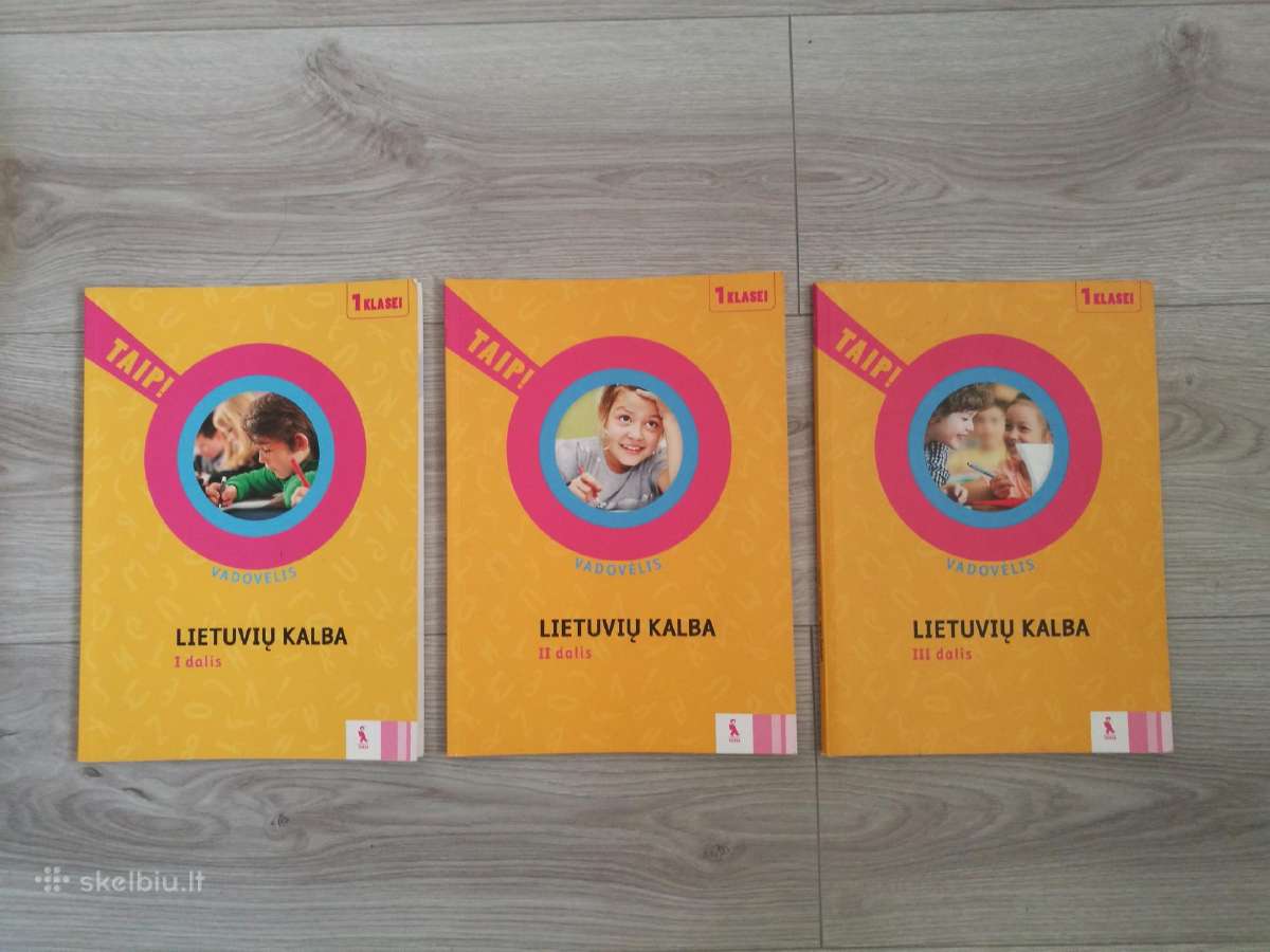 Lietuvių kalbos vadovėlis 1 klasei iš serijos Taip - nuotraukos Nr. 2
