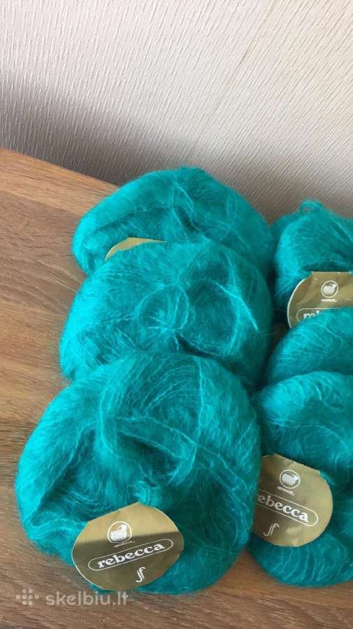 Mezgimo siūlai , 10 kamuoliukai po 40g. Italija - nuotraukos Nr. 3