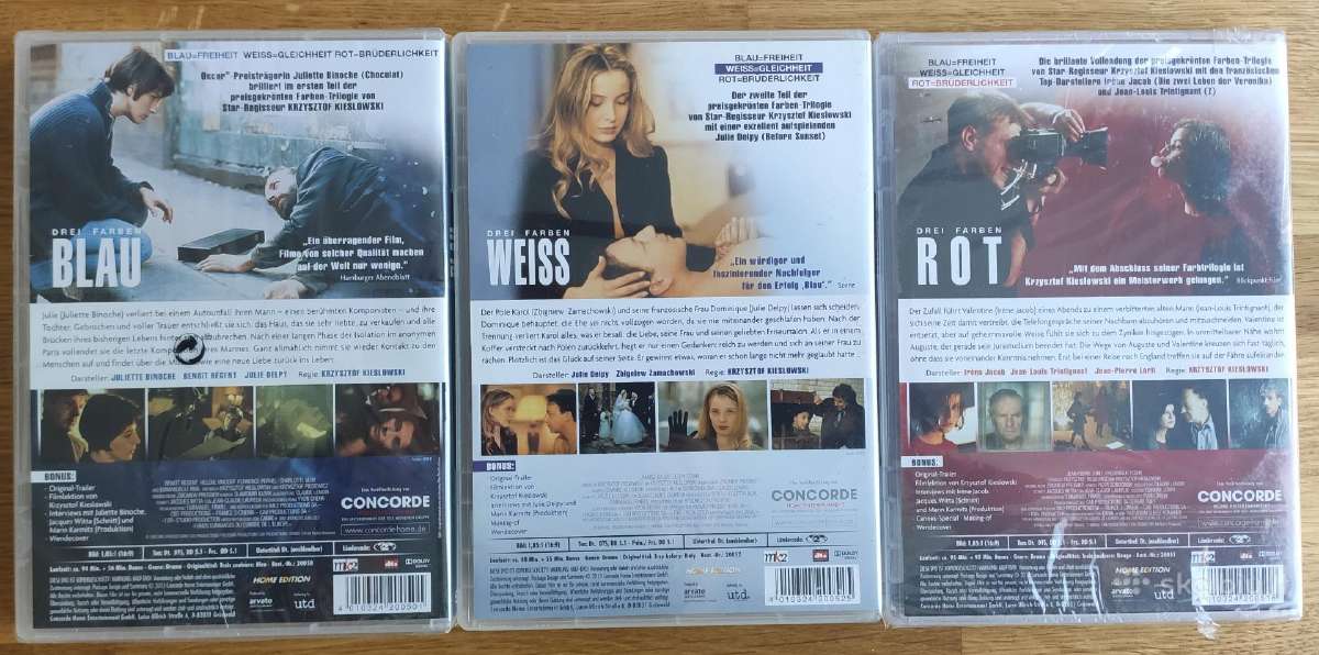 Trys spalvos Mėlyna, Balta, Raudona Dvd - nuotraukos Nr. 2