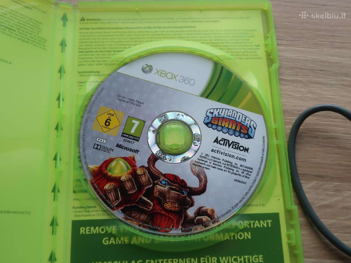 Skylanders Giants Xbox360 Dvd žaidimas Giants - nuotraukos Nr. 3