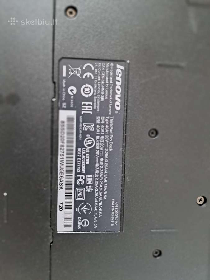 Lenovo nešiojamo kompiuterio stotelė - nuotraukos Nr. 2