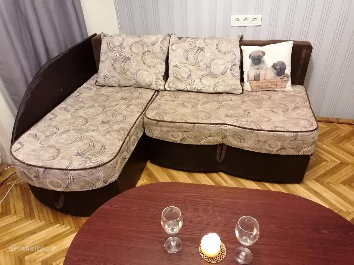 Minkštas kampas sofa lova su foteliais - nuotraukos Nr. 6