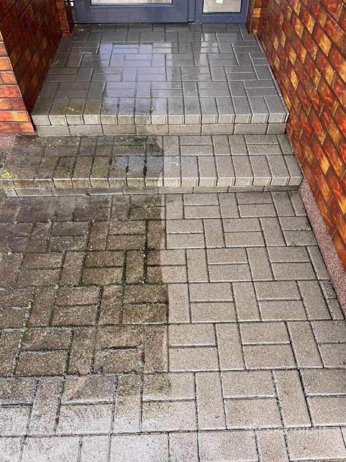Trinkelių,terasų,fasadų, kietų paviršių plovimas - nuotraukos Nr. 22