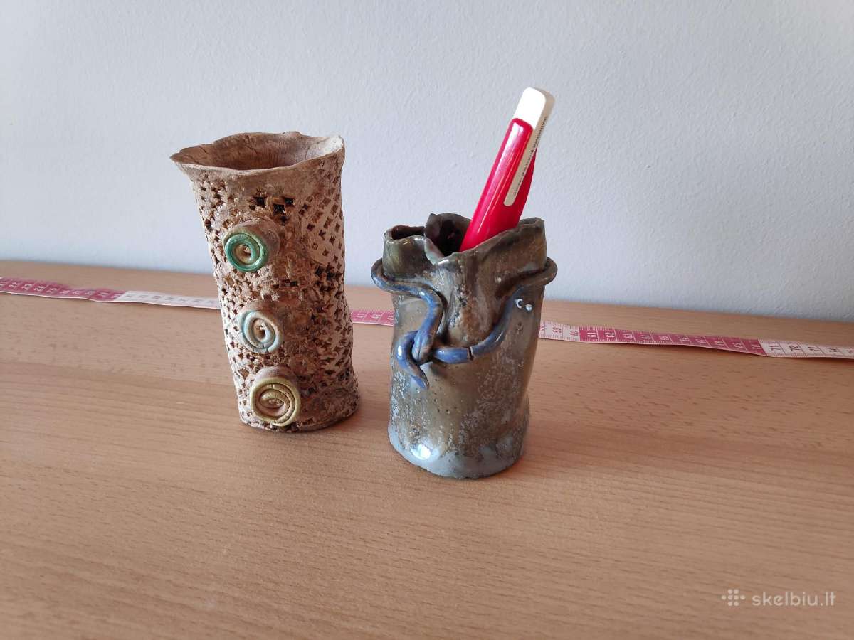 Rankų darbo keramika - Pieštukinės - nuotraukos Nr. 4
