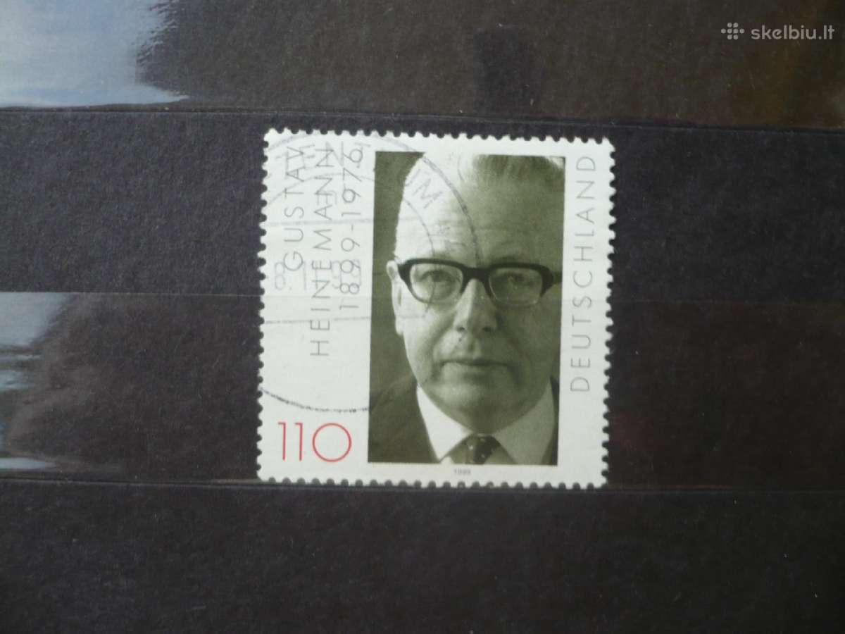 1999 100-osios politiko Gustavo Heinemanno gimimo