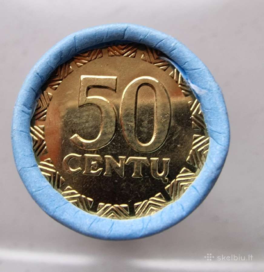 Parduodami įvairūs litų ir centų bankiniai ritinėl - nuotraukos Nr. 3