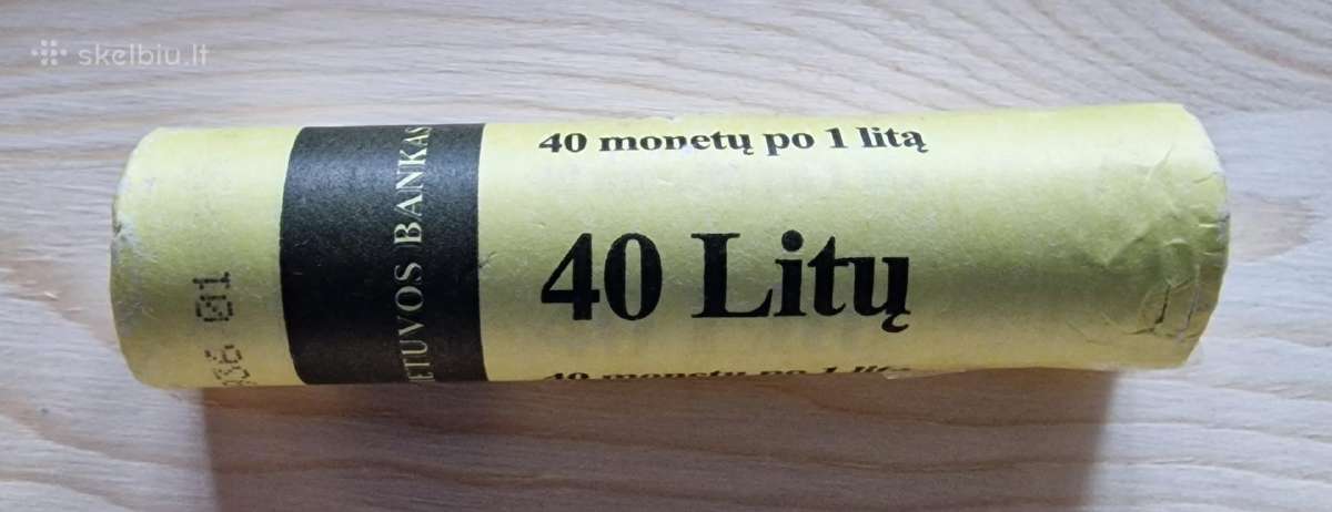 Parduodami įvairūs litų ir centų bankiniai ritinėl - nuotraukos Nr. 7