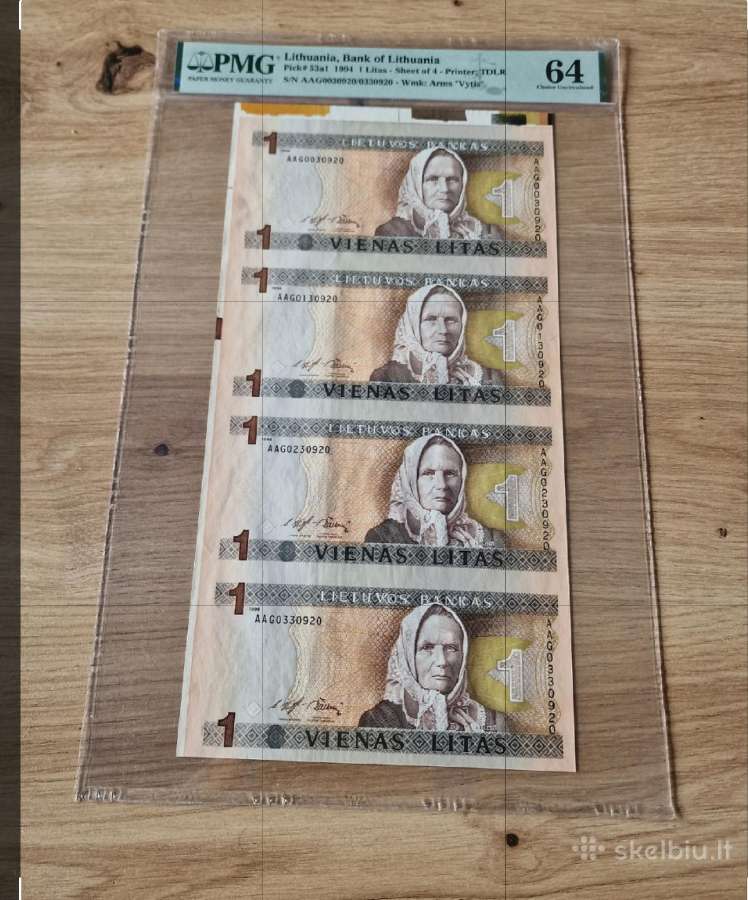 Parduodami įvairūs litų ir centų bankiniai ritinėl - nuotraukos Nr. 9