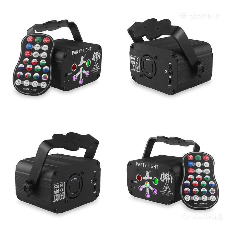 Įvairūs! Spalvotas lazerinis projektorius LED disc - nuotraukos Nr. 5