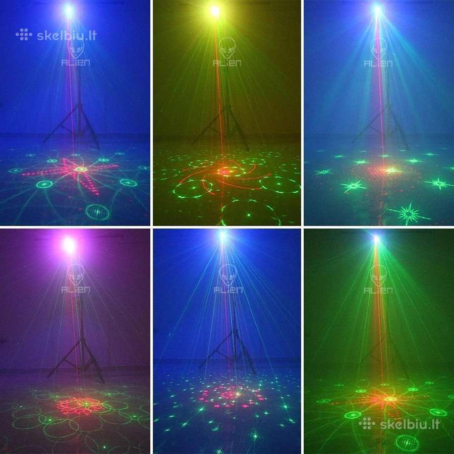 Įvairūs! Spalvotas lazerinis projektorius LED disc - nuotraukos Nr. 8