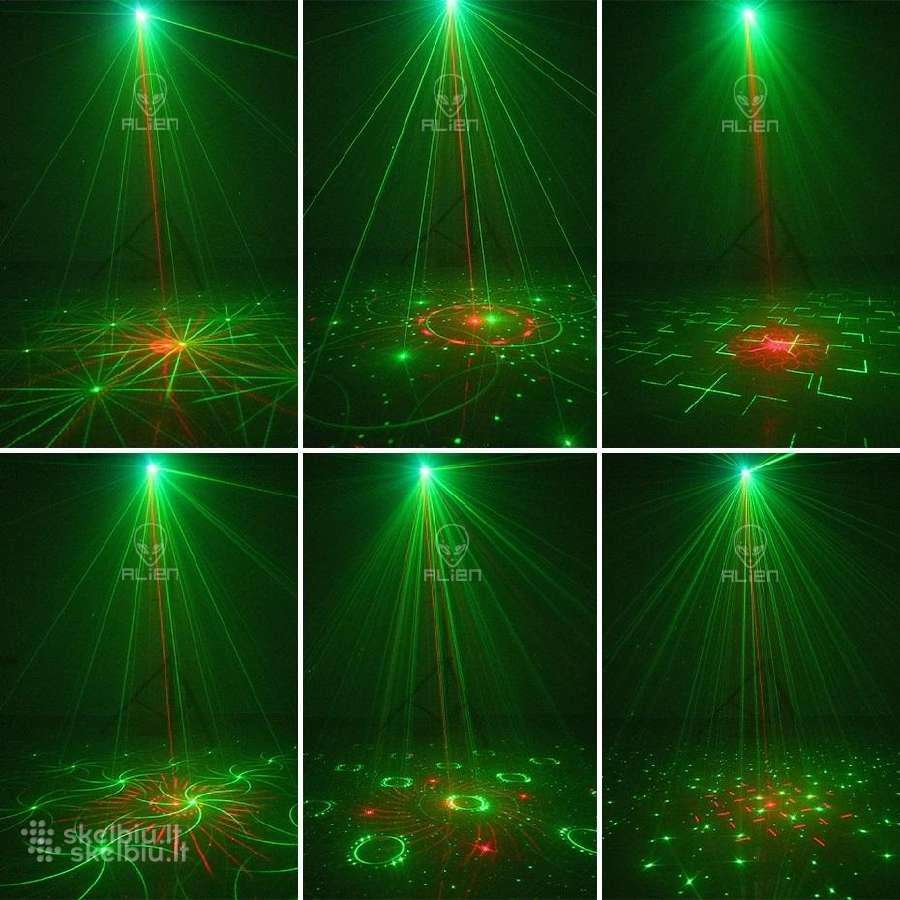 Įvairūs! Spalvotas lazerinis projektorius LED disc - nuotraukos Nr. 9