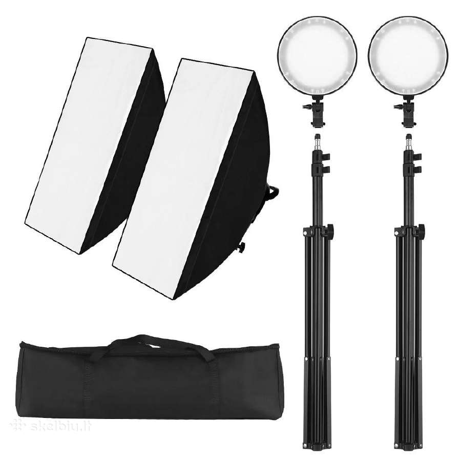 LED reguliuojami softbox (rinkinys) - nuotraukos Nr. 3