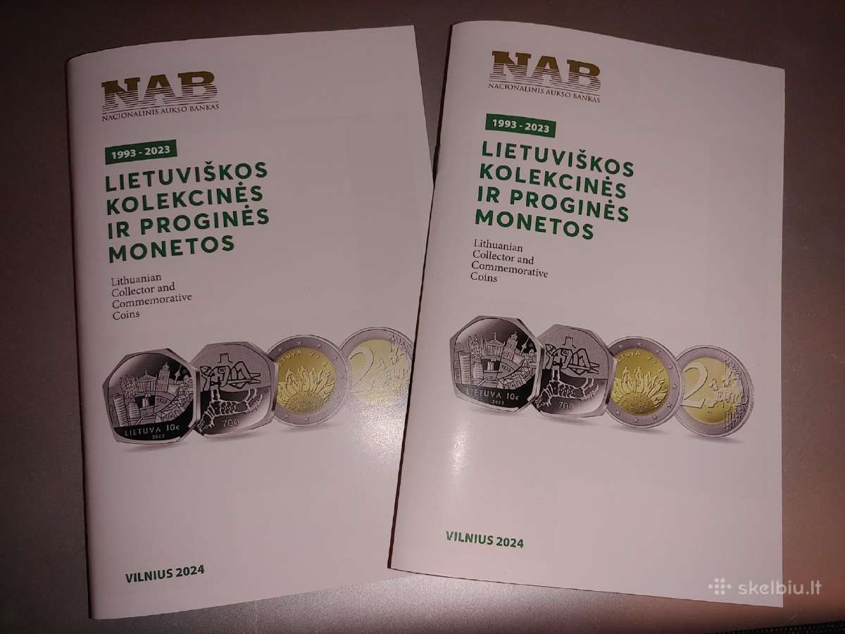 1993-2023 metų lietuviškų monetų katalogas