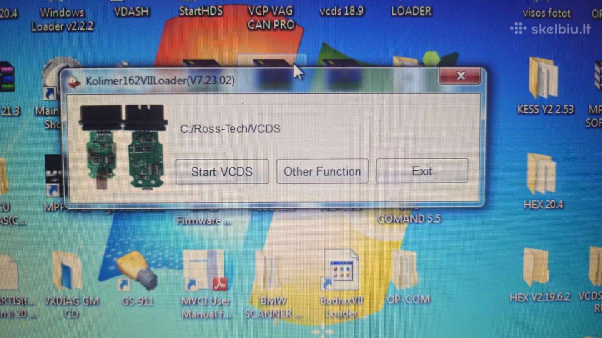 Vcds 24.07-25.03 hex V2 diagnostine iranga - nuotraukos Nr. 9