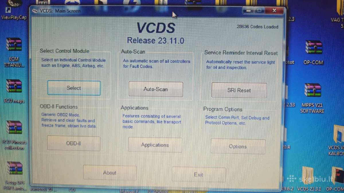 Vcds 24.07-25.03 hex V2 diagnostine iranga - nuotraukos Nr. 2
