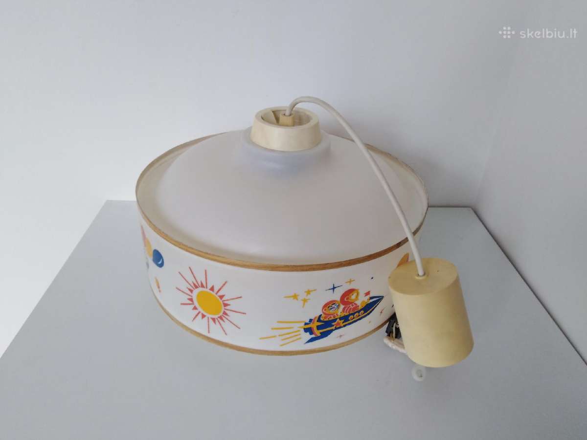 Sovietmecio vaikiska lubine lempa sviestuvas 1982 - nuotraukos Nr. 3