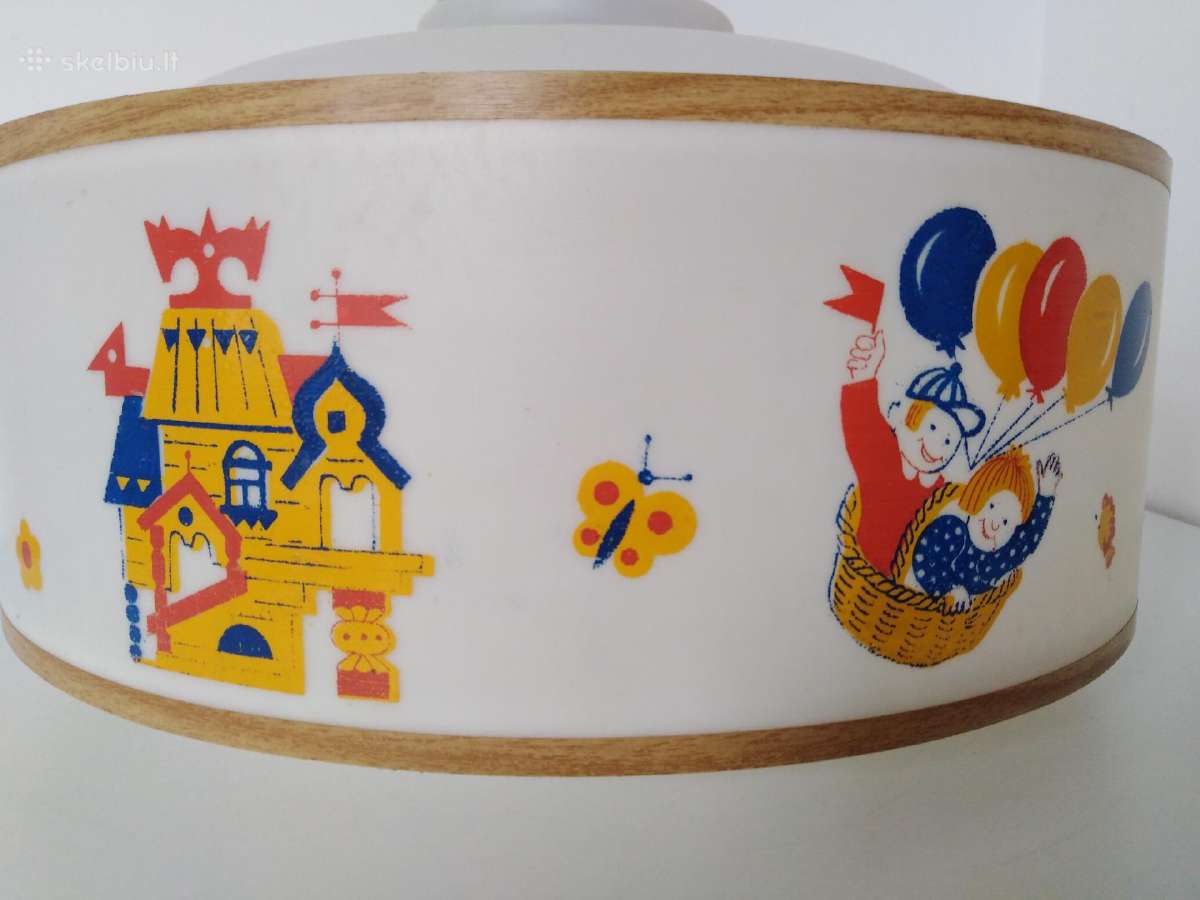 Sovietmecio vaikiska lubine lempa sviestuvas 1982 - nuotraukos Nr. 8