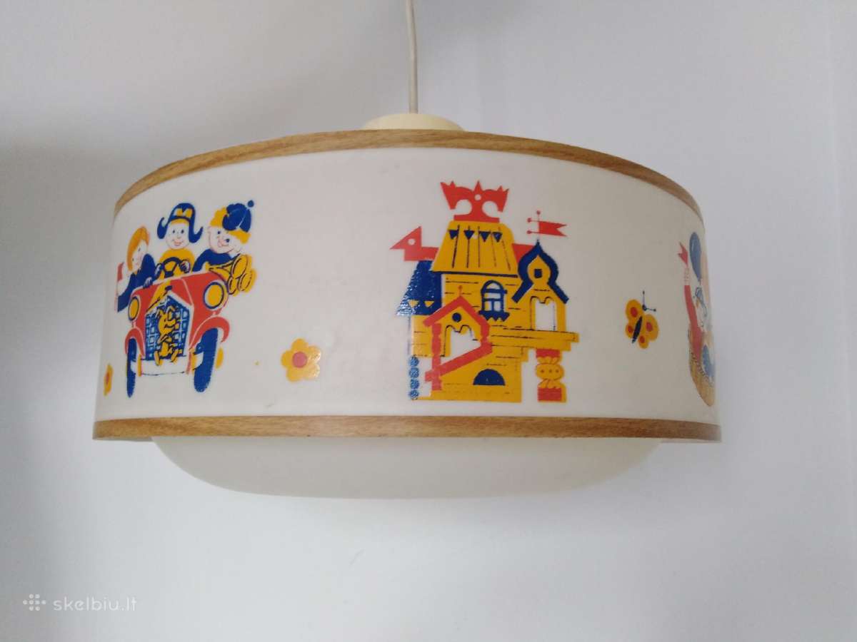 Sovietmecio vaikiska lubine lempa sviestuvas 1982 - nuotraukos Nr. 6