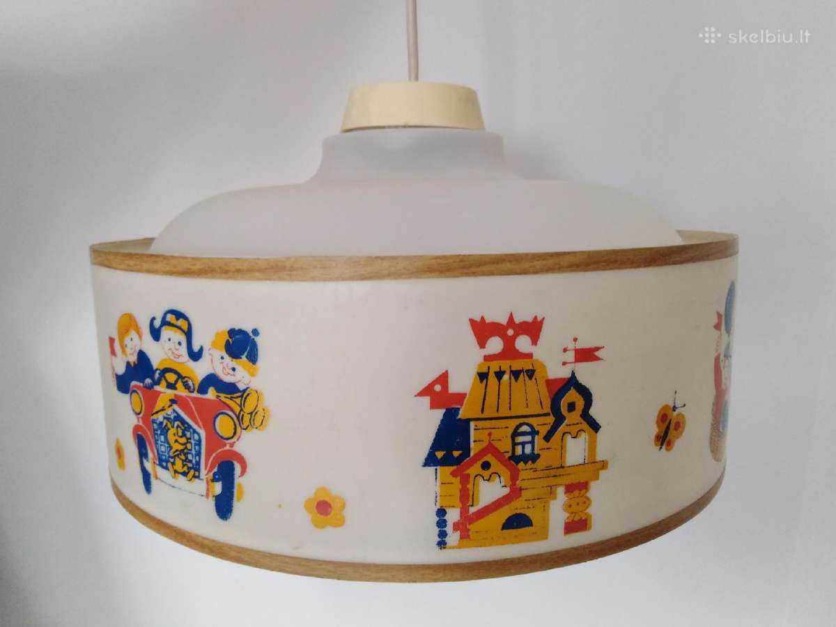 Sovietmecio vaikiska lubine lempa sviestuvas 1982 - nuotraukos Nr. 2