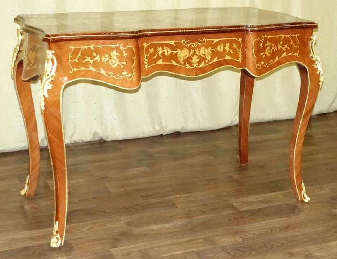 Nauji inkrustuoti rašomieji stalai su žalvariu - nuotraukos Nr. 11
