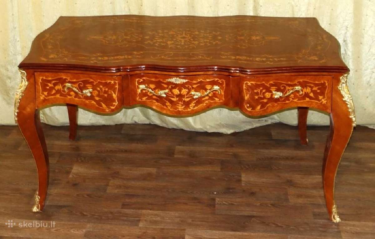 Nauji inkrustuoti rašomieji stalai su žalvariu - nuotraukos Nr. 18