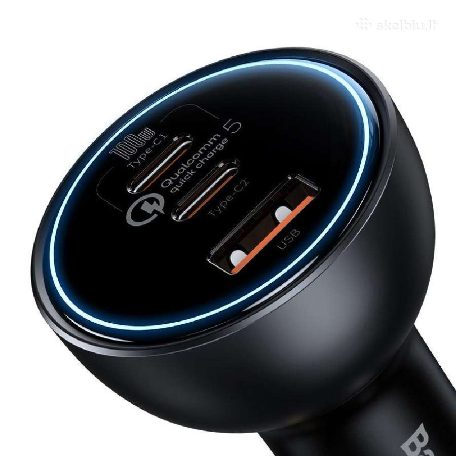 Automobilinis įkroviklis Baseus 160w - nuotraukos Nr. 4